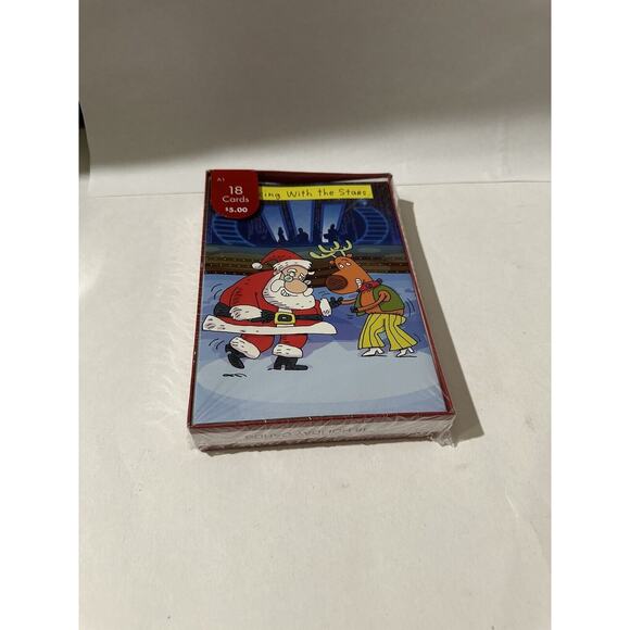 3 Box Of 12 Ea -Relax Its Only A Phase & Prance Stars 54 Christmas Funny Cards - Picture 4 of 8